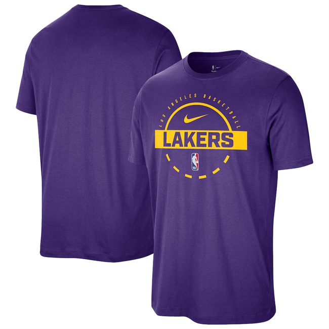 Men's Los Angeles Lakers Purple Practice T-Shirt